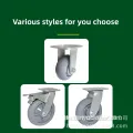 Haltbarer Graustufe TPR Industrial Casters